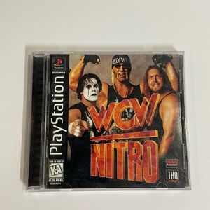 WCW Nitro (PlayStation 1 PS1) Video Game Black Label THQ
